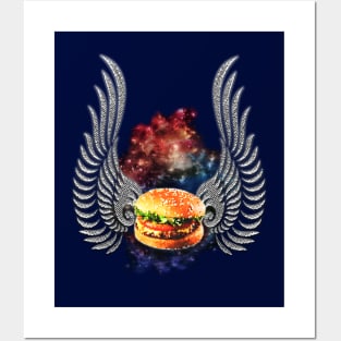 Flying Burger Posters and Art